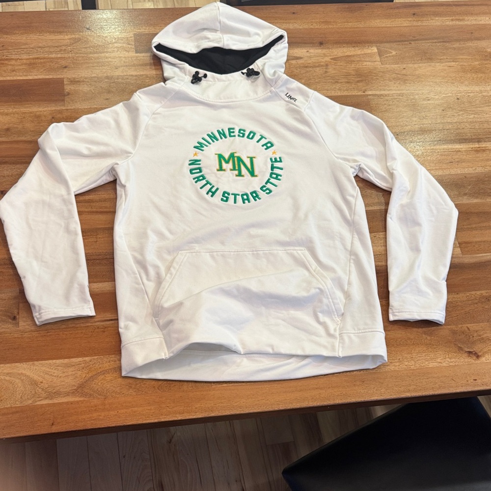 White Minnesota North Star State Hoodie